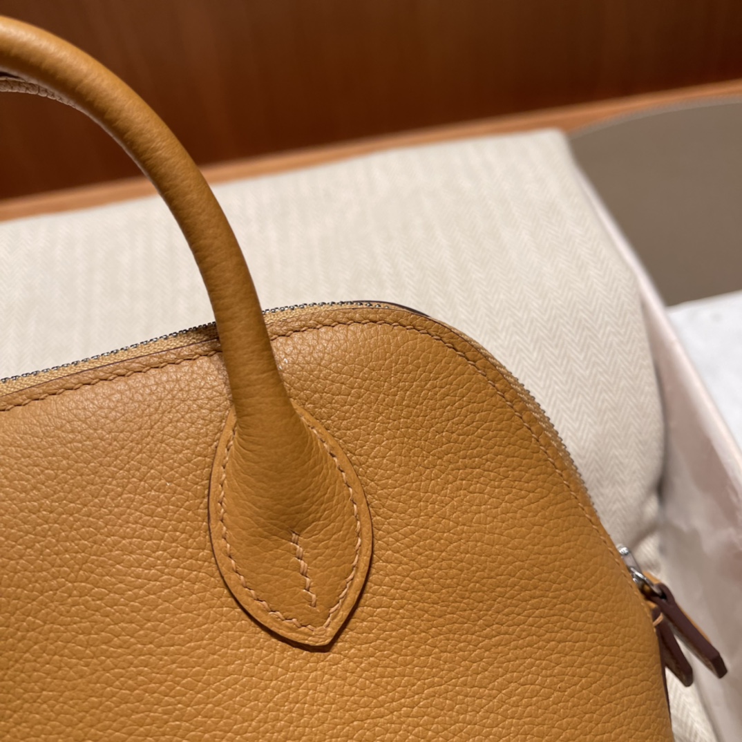 에르메스 미니 볼리드18 골드 은장 염소가죽